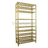 Sell 2/3/4/5 -Tier Part-Assembled Shoe Rack- Solid Unfinished Pine