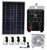 25W Solar Power Systems with 4 Lamps and 1 Fan (FS-S904)