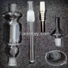 5 parts quartz nectar collector kits with gift boxes for smoking