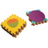 children eva floating playing mat with colorful fruit patterns