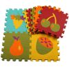 children eva floating playing mat with colorful fruit patterns