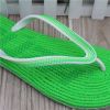 new design soft wood grain stylish flip flops for girls