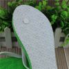 new design soft wood grain stylish flip flops for girls