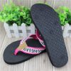 Beach style women fancy flip flops with eva sole