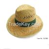 cheap promotional straw cowboy hats with custom design logo 