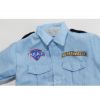 1:6 Scale Police Uniform Blue Shirt Black Pants For 12" Action Figures