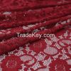 2015 hot sale nylon spandex knitting  lace fabric or dress
