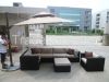 For garden leisure used outdoor furniture rattan sofa
