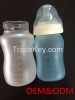 High borosilicate glass feeding bottle