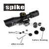 Spike 2.5-10X40Tactical rifle scope with red laser sight for hunting