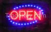 outdoor weatherproof ABS led illuminated shop show open sign