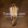 Tungsten Filament  Edison light bulb ST18/ST57