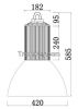 Qinteda High Lumen Cob LED high-bay lights