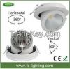 low price high lumen adjustable cob 15w led downlight round white
