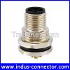 IP67 watertight straight type m12 4pin(3+PE) s code shield car connector cable