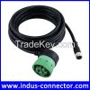 Automobile j1939 9 pin Amphenol connector with molex electrical wire harness