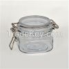 Mini Plastic Jar w/Hinged Lid