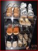 tiers acrylic shoes storage showcase