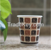 hot selling single wall disposable paper cups for hot drink dark blue high quality,custom logo design