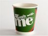 8oz single wall paper coffee cups for hot drink nestle coffee pe material pe paper cup good quality cheap low price