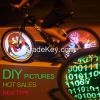 128 LED DIY picture bicycle wheel led bike light 