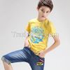 2016 Children Kid boys Wholesale clothing Custom short Sleeve Round Neck kidsT shirt