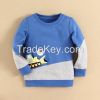 Design High Quality Embroideried Kids Tshirts Long Sleeve