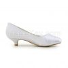 Low heel confortable pump bridal shoes