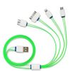 4 in 1 Noodle Micro USB Charger Cable USB Data cable For Samsung Galaxy S7 Edge Note 3 For iPhone 4S 5S 6S