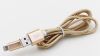 1M Fabric Braided 2 in 1 Micro USB Cable Data Sync USB Cable For Samsung Galaxy S7 iP6/6S Cell phone