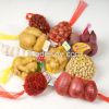 PE garlic mesh bag/small fruit mesh bag/vegetable mesh bag 