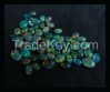 Natural Gemstone Opal Obsidian Intarsia Cabochon Beads7*5*2mm