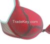 Top Quality Fancy Lace Front Closure Bra Set with Beautiful Look (FPY329)