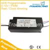 42W Programmable 0-10V/PWM Clock Dimming Led Driver