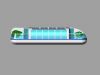 Ecological Polypropylene Ship on solar batteries
