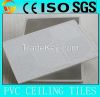 PVC laminated gypsum ceiling tiles