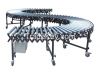 Flexible roller conveyor, expandable roller conveyor, gravity flexible conveyor 