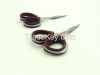 Stainless Steel Make-up Scissors With Soft Finger Rings