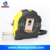 2015 High quality popular rubber jacket measuring tape with 2 stops of blade promotional best steel tape measure