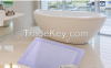 PVC anti slip no suction cup bath mat