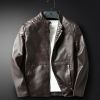 Leather Jacket Men Coa...