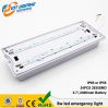 Indoor home square ABS plastic led bulkhead rechargeable emergency light 220V battery backup emergency lighting