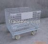 stackable galvanized wire mesh container