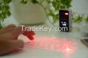 Wireless Red Laser Projection Bluetooth Virtual Keyboard Built-in Display Screen with Mouse Function