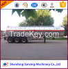 widely used High quality 48CBM aluminum fuel tanker trailer for sale