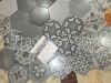 200*200China cheap glazed hexagon flower ceramic floor tile