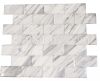 Carrara Venato Marble Subway Floor & Wall Tile