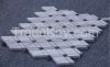 Carrara White 1x1-7/8 Rhomboid Diamond Mosaic Tile