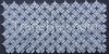 Carrara White Flower Pattern Mosaic Tile w/ Emperador Dark Dots Polished 