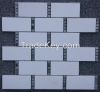 Sivec White and Dark Emperador Mosaic